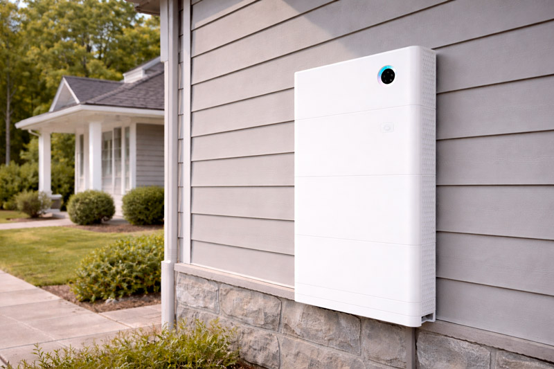 Step 2: Professional home battery installation by a local Texas technician